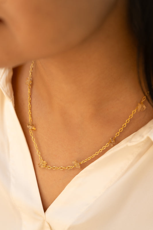 Ethereal Citrine Necklace