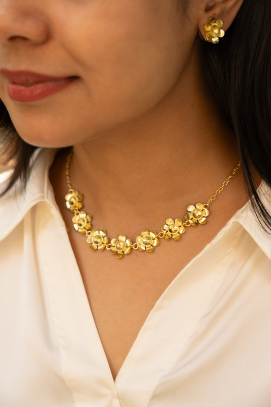 Golden Bloom Necklace